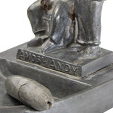 Very Rare Amos 'N' Andy Pewter Ashtray With Pewter Cigar