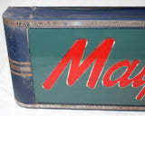 Working And Beautiful 1948 Maytag Fluorescent Lighted Curving Sign