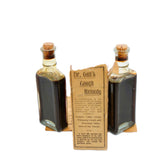 Early 1900’s Dr. Guns Cough Remedy In Original Bottles With Insert (2 Bottles)