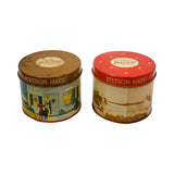 Two 1950's Stetson Display Tins with Miniature Hat Samples