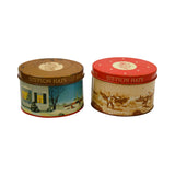 Two 1950's Stetson Display Tins with Miniature Hat Samples