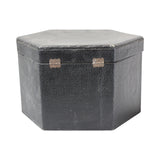 Antique Men's Collar Box with Arrow Collar & Cuff Link Drawer