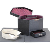 Antique Men's Collar Box with Arrow Collar & Cuff Link Drawer