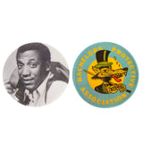 1950's Bachelors Protective Association Pin & 1960's Bill Cosby Pin