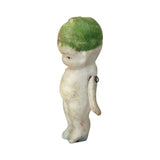 1913 Kewpie Doll Glass Candy Container & German Bisque Mini-Doll