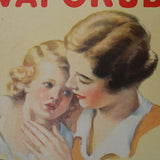 Vicks VapoRub Cardboard Sales Poster