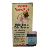 Vicks VapoRub Cardboard Sales Poster