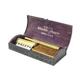 Vintage Gillette Razor & Razor Blade Counter Display Case With 6 Razors And Blade Refills