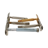 Vintage Gillette Razor & Razor Blade Counter Display Case With 6 Razors And Blade Refills