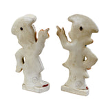 2- Rare Front & Back 9 3/4" Tall Tappan Little Chef Wall Display Characters