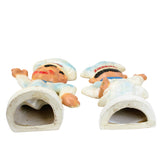 2- Rare Front & Back 9 3/4" Tall Tappan Little Chef Wall Display Characters