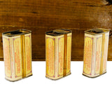 Original Early 1910's Crate Of Over 75 Kleenall Empty Cleaning Powder Tins With Knight Graphics