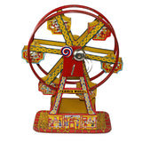 1950’s J. Chein Hercules Tin Litho Ferris Wheel Wind-Up (Not Working-Spring Has Sprung)