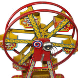 1950’s J. Chein Hercules Tin Litho Ferris Wheel Wind-Up (Not Working-Spring Has Sprung)