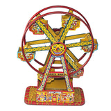 1950’s J. Chein Hercules Tin Litho Ferris Wheel Wind-Up (Not Working-Spring Has Sprung)