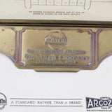 1929 (Great Depression) Executive Brass Desk Calendar & Memo Pad Holder from The Arco Company