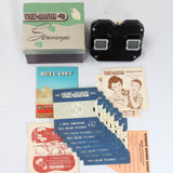 Late 1940's Sawyer's View-Master Stereoscope with Box, Reels and Original Film Packet List