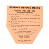 Late 1940's Sawyer's View-Master Stereoscope with Box, Reels and Original Film Packet List