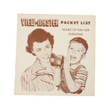 Late 1940's Sawyer's View-Master Stereoscope with Box, Reels and Original Film Packet List