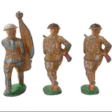 13 - Antique Barclay USA 3" Toy Soldier Lead Figures