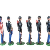 6 - Vintage 1950's Alymer (Spain) Union Army Tin Soldiers