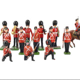16 - Britain & Britain Ltd. Lead Soldiers Including 3-Piece Marching Band & Horse Mount