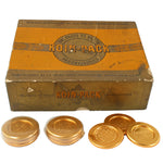 Vintage Kool-Aid Kool Pack packaging with gold containers on a white background