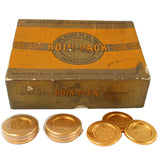 Vintage Kool-Aid Kool Pack packaging with gold containers on a white background