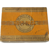 Vintage Koin-Pack box on a white background