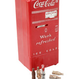 Red Coca-Cola ice chest on a white background