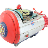 1960's SH Japan Battery Operated Tin Litho NASA Space Capsule (Not Working)