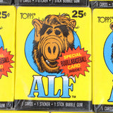 8 Unopened 1987 Topps ALF Trading Card Packs - Vintage Wax Sealed TV Collectibles