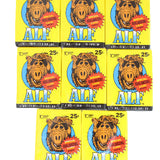 8 Unopened 1987 Topps ALF Trading Card Packs - Vintage Wax Sealed TV Collectibles