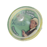 Complete Set of 5 Green Acres Plastic Spinning Tops with Ring