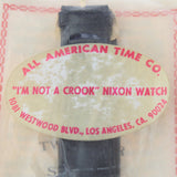 1973 President Nixon "I'm not A Crook" Watch (NIP)