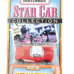 Toy car in packaging with 'Star Car Collection' branding on a white background
