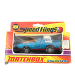 Matchbox Speed Kings Baddelero toy car in packaging on a white background