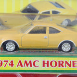 2 - Fresh Cherries Die Cast Metal Replicas - 1974 AMC Hornet & 1978 AMC Pacer (NIB)