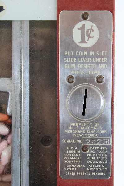 Coin-operated machine lock with metal plate and coin slot