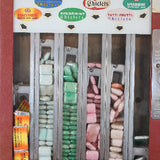 1937 Mills Automatic Penny Tab Gum Wall Mounted Vending Machine (No Key)