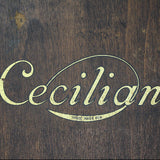 Antique Cicilian Portable Hand Crank Photograph in Oak Case (Not Working)