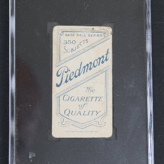 Vintage Tiedmont cigarette pack label on a black background with Sportscard Marvels, LLC branding.