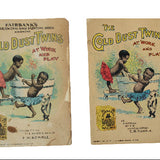 2 - Rare Gold Dust Twins Drawing & Paint Books Sketched by E.W. Kemble