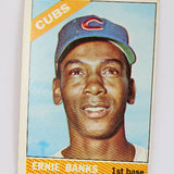 Ernie Banks 1966 #110 Topps Card, Mickey Mantle 1985 Circle K Collectors Card & Ted Williams 1991 Heroes Card
