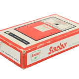 Sinclair transistor radio packaging on a white background