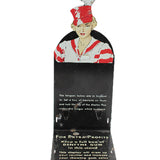 1930's Dentyne Majorette Metal Die-Cut Countertop Display