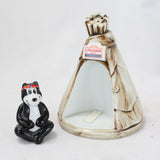 2 Sets Of Vintage Hamm's Beer Ceramic Salt & Pepper Shakers