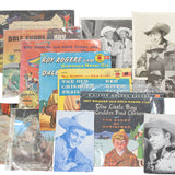 Collection of vintage books featuring Roy Rogers and Dale Evans on a white background
