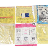 Collection of Little Golden Records packaging with promotional text and images on a white background