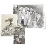 6 - Roy Rogers & Dale Evans Golden Records, 4 - Roy Rogers Postcards, a Trigger Record Postcard & 2 - Studio Pictures